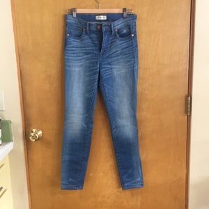 Made High Riser Skinny Jeans medium wash size 27